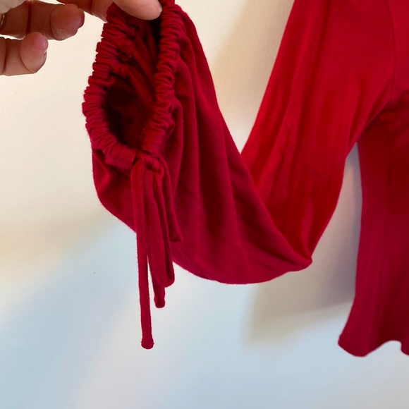 Etam vintage v-neck top - Picture 4 of 7